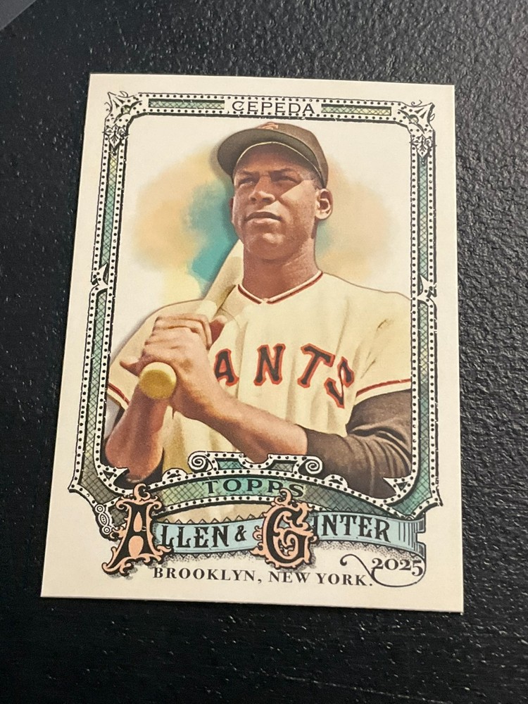 2025 Topps Allen & Ginter Short Print SP #311 Orlando Cepeda, San Francisco Gian
