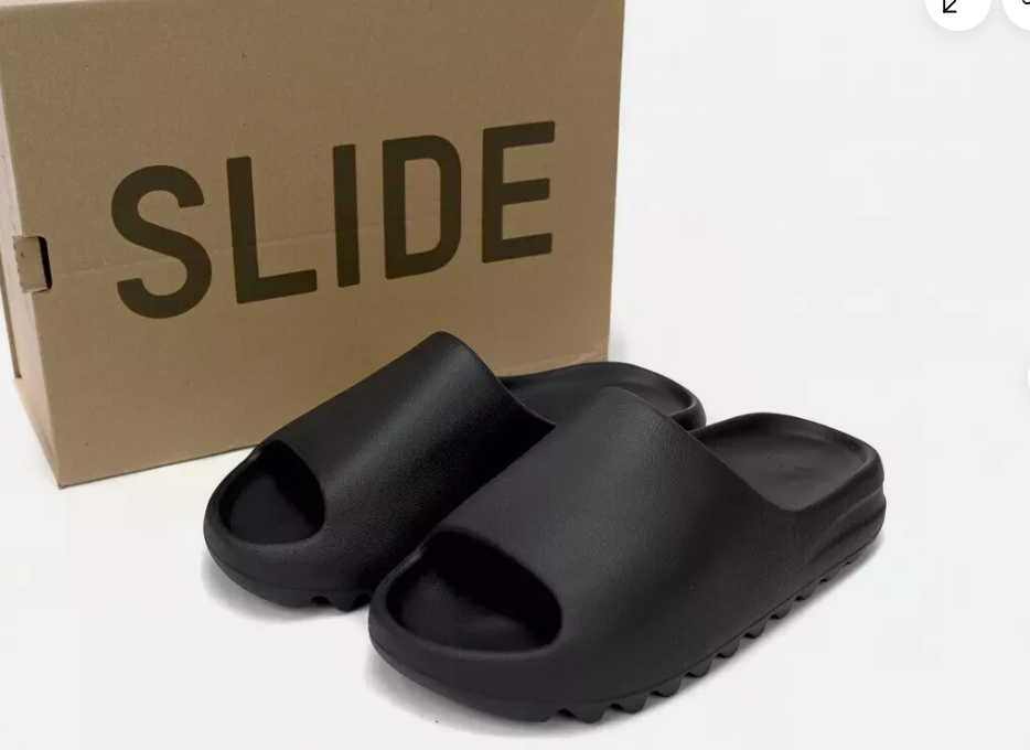 Adidas Yeezy Slide Onyx HQ6448 Used Slide Slipper Shoes!