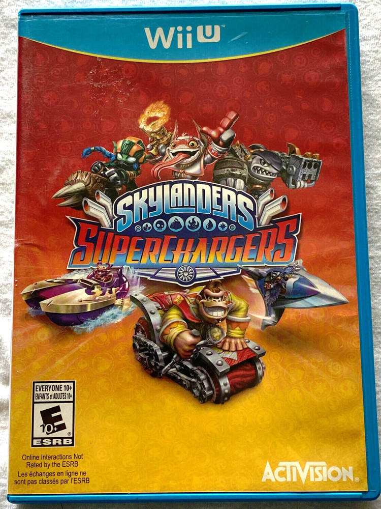 Skylanders Superchargers Game Replacement Disc Wii U For Wii U Very Good 6E