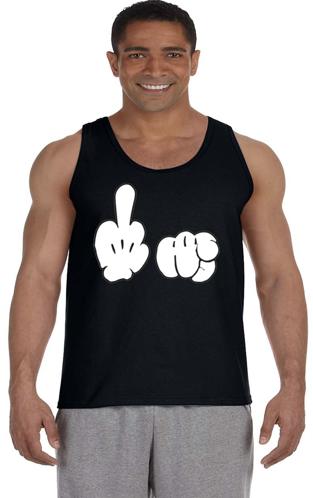 Mens Tank Top Sleeveless Muscle Tee Shirt Funny Rude Mens Graphic Tees