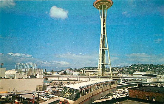 Seattle WA Monorail Space Needle Federal Science Building