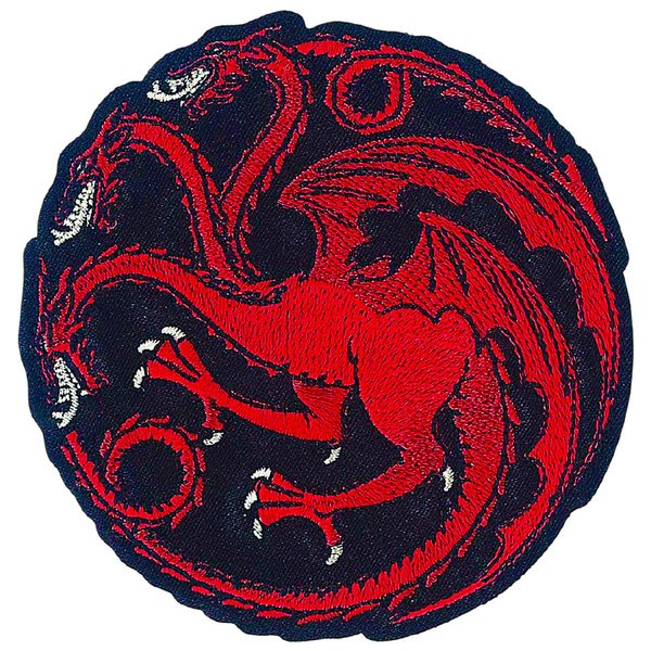 Patch - C&D Visionary - Game of Thrones Targaryen Sign Logo Symbol 3.25