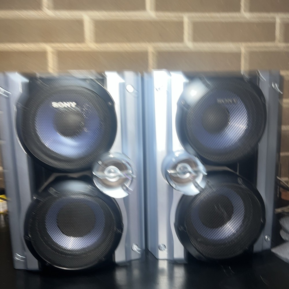 Pair of Sony SS-RG444 Bookshelf Speakers - Tested Working