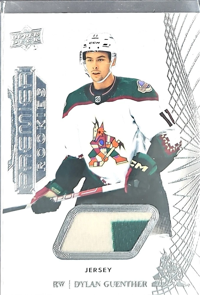 2022-23 Upper Deck Premier - Rookies Jersey #129 Dylan Guenther (MEM, RC)