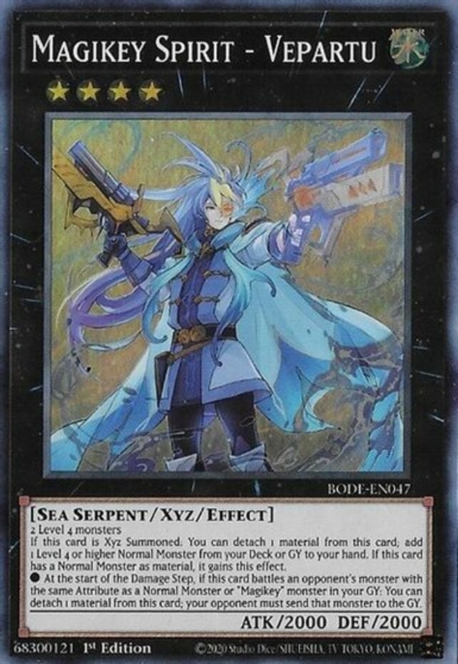 Magikey Spirit Vepartu BODE-EN047 1st Edition NM Super Rare