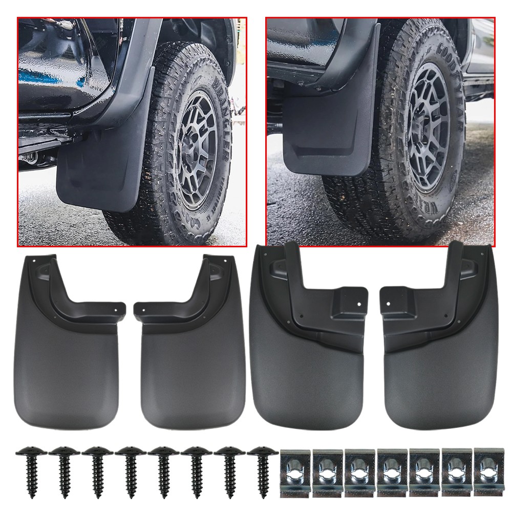 4Pcs For Toyota Tacoma 2005-2015 Rear Front Mudguards Splash Mud Flaps Mudflaps