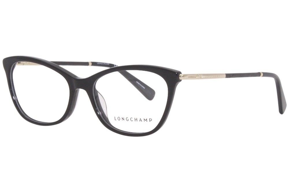 Longchamp LO2670L 001 Eyeglasses Women's Black Full Rim Optical Frame 54mm