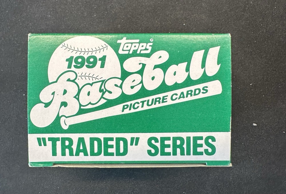 1991 Topps Baseball Traded Series 1-132 Complete Factory Sealed Set