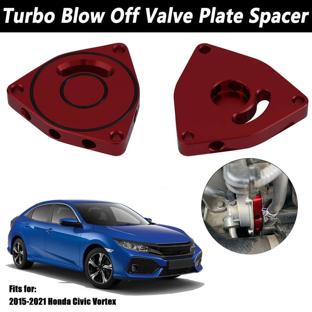 Turbo Blow Off Valve Plate Spacer Parts Fits For 2015-2021 Honda Civic Vortex