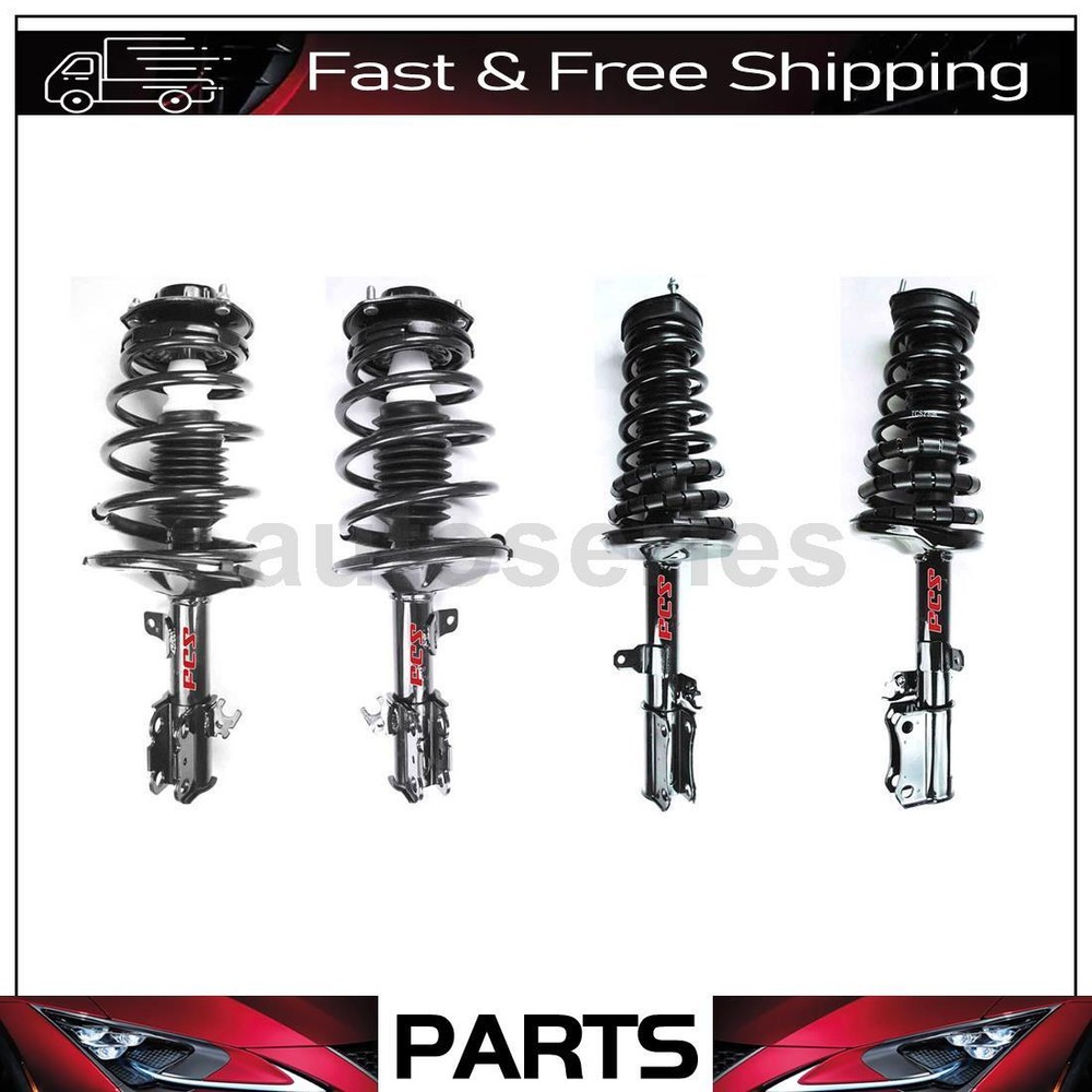 2001-1997 Toyota Camry Complete Loaded Strut Coil Springs Set of 4