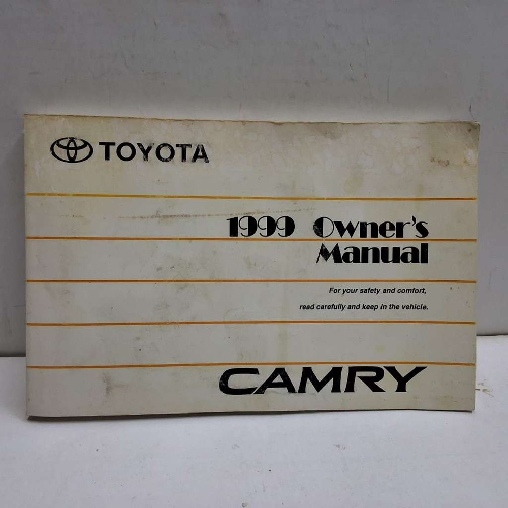 1999 Toyota Camry Owner's Manual