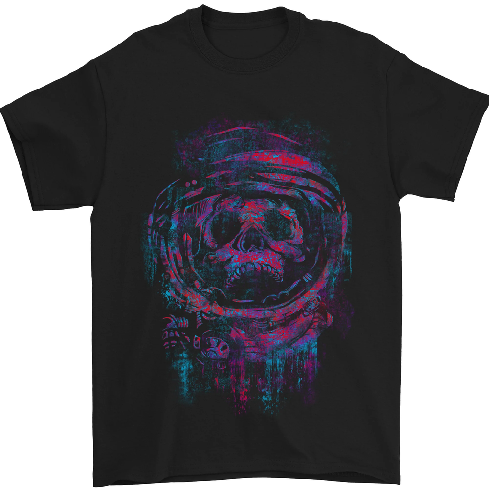 Astro Skull Astronaut Space Mens T-Shirt 100% Cotton