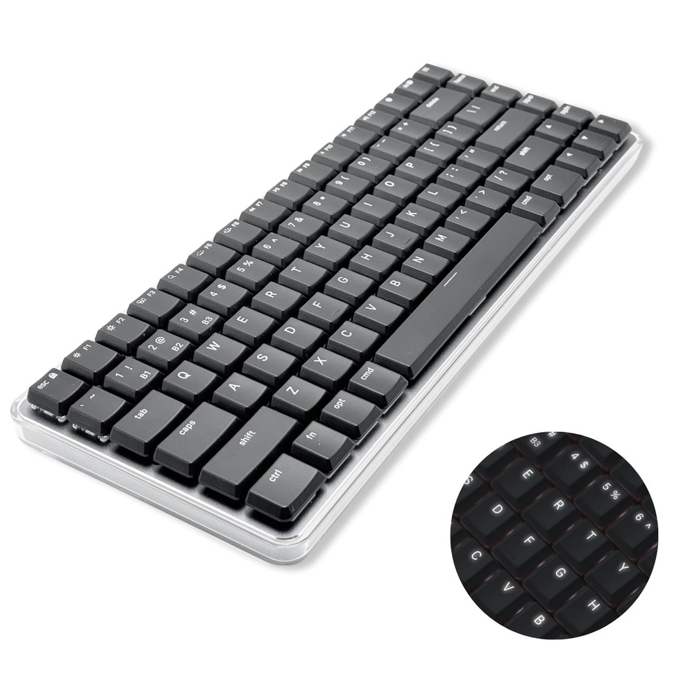 Macally Wireless Mechanical Keyboard for Mac | Compatible Bluetooth Apple Key...