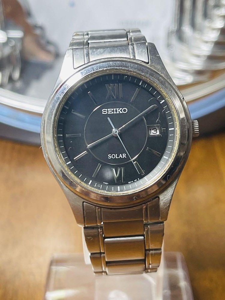 Seiko Solar Watch Black