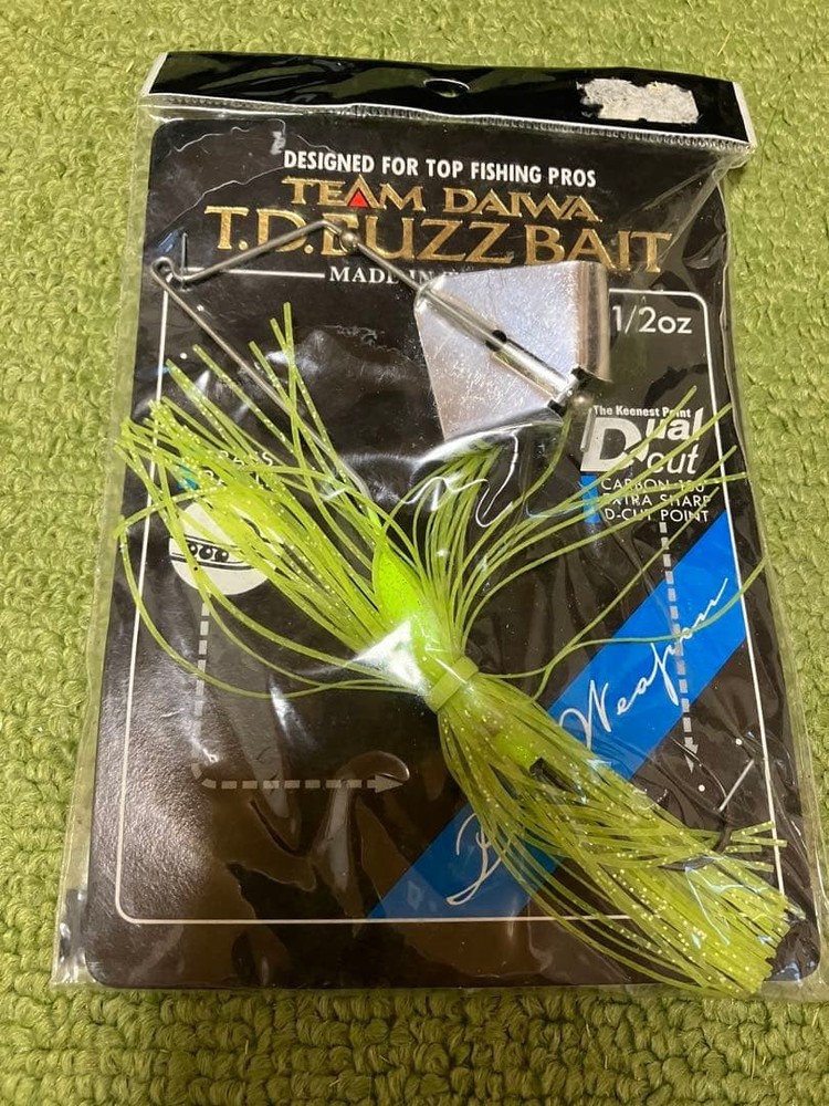 Fishing Lure Team Daiwa T.D. Fuzz Bait 1/2oz Green