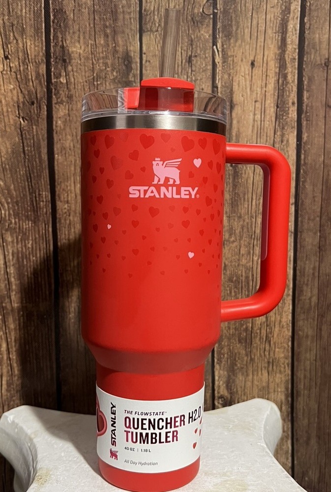 Stanley 40 oz Stainless Steel H2.0 Flowstate Quencher Tumbler - Valentine's Day