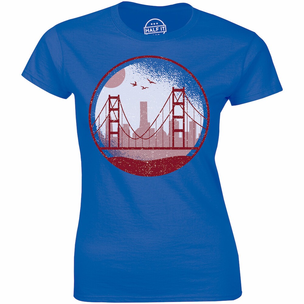 San Francisco I Crossed The Golden Gate Bridge Women's T-shirt Gft Tee