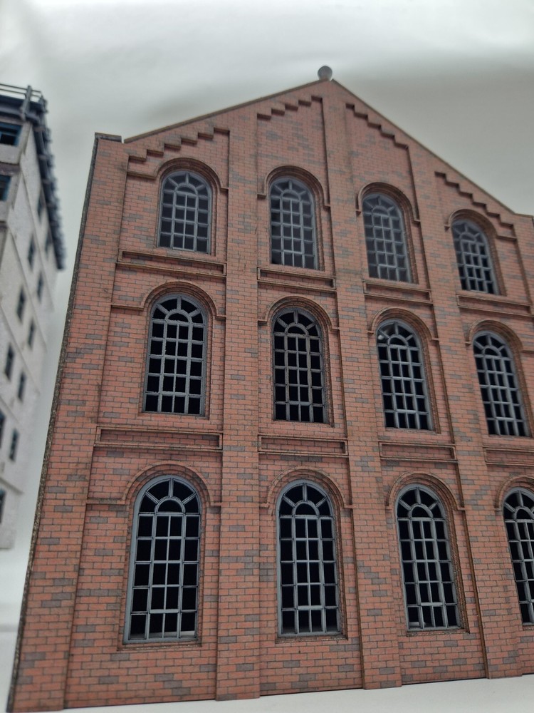 Modelux OO Gauge 'I and R Morley' building, Daybrook. Full Relief Kit