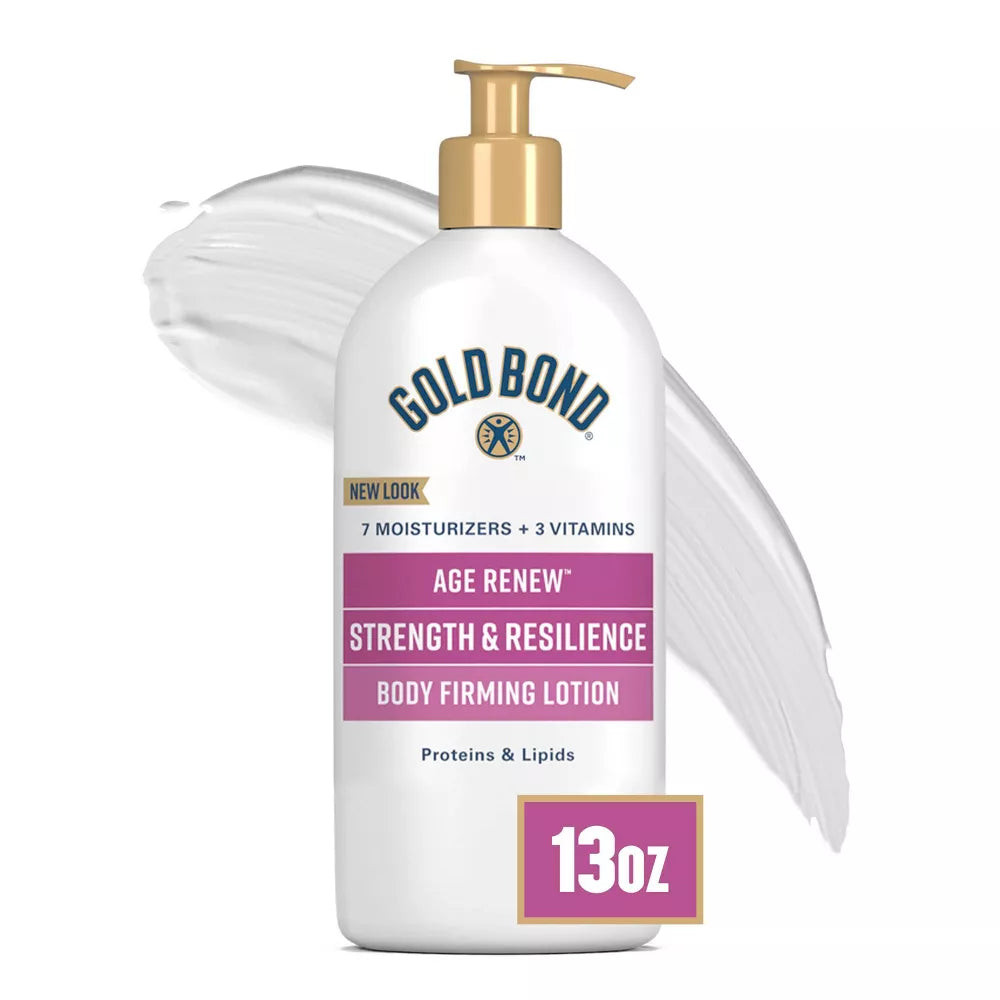 Gold Bond Age Renew Strength & Resilience Body Lotion, Unscented 13oz (24 Pack)
