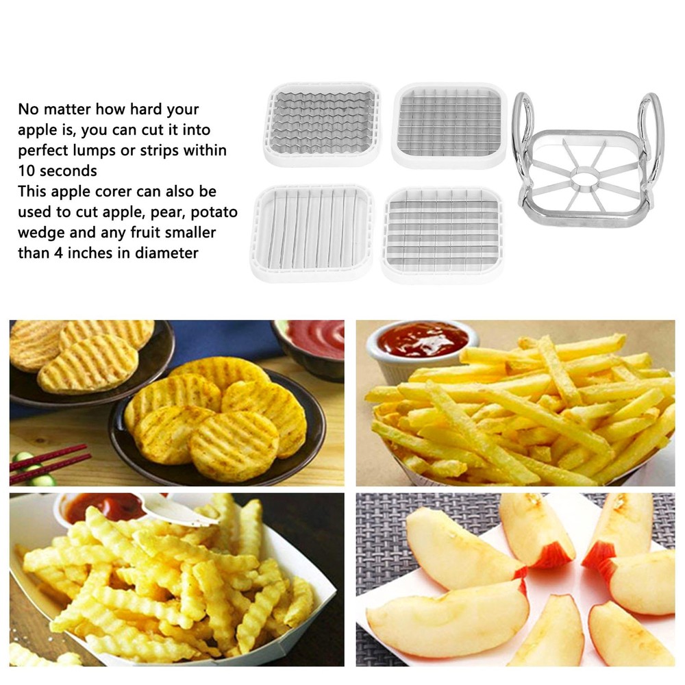 5 in 1 Stainless Steel Corer Cutter Multi Fruit Vegetable Tool