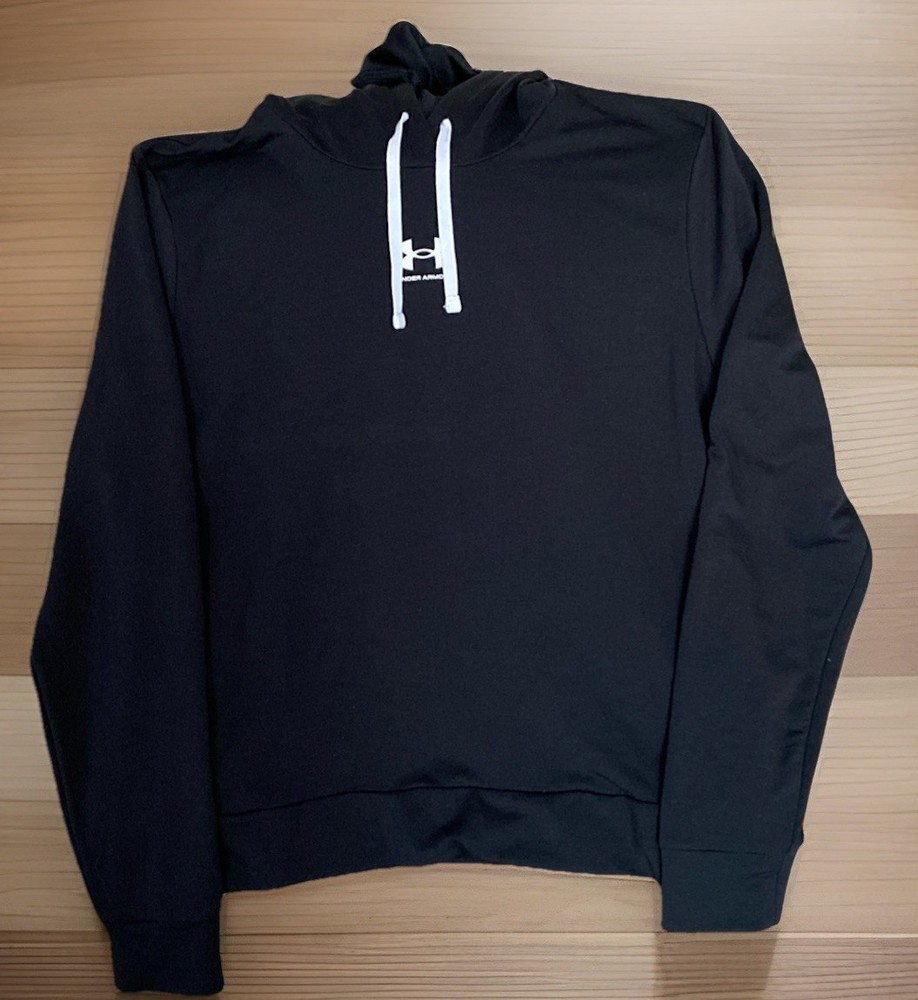 Under Armour  Sweatshirt, Women’s Sz Lg Black Hoodie