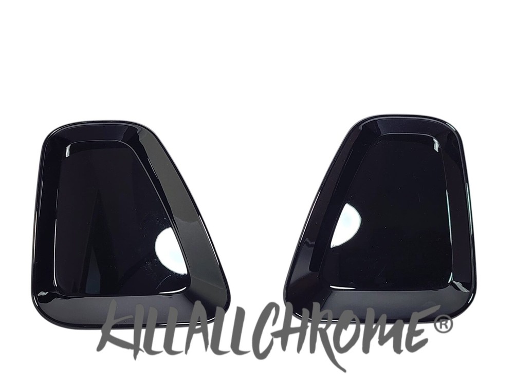 For Abarth Series 4 Rear Light Inserts Covers Gloss Black Fiat 500 595 2 Pcs 695