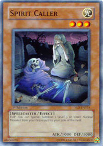 Spirit Caller YSD-EN016 Common 1st Edition x1 Moderately Played Condition
