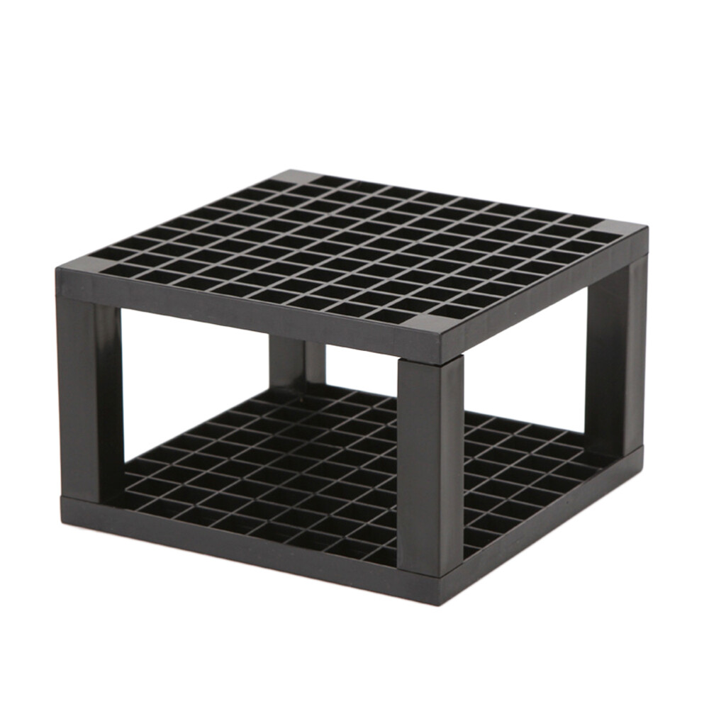 49-Hole Black Desk Pen Holder for Brushes, Pencils & Travel Essentials  