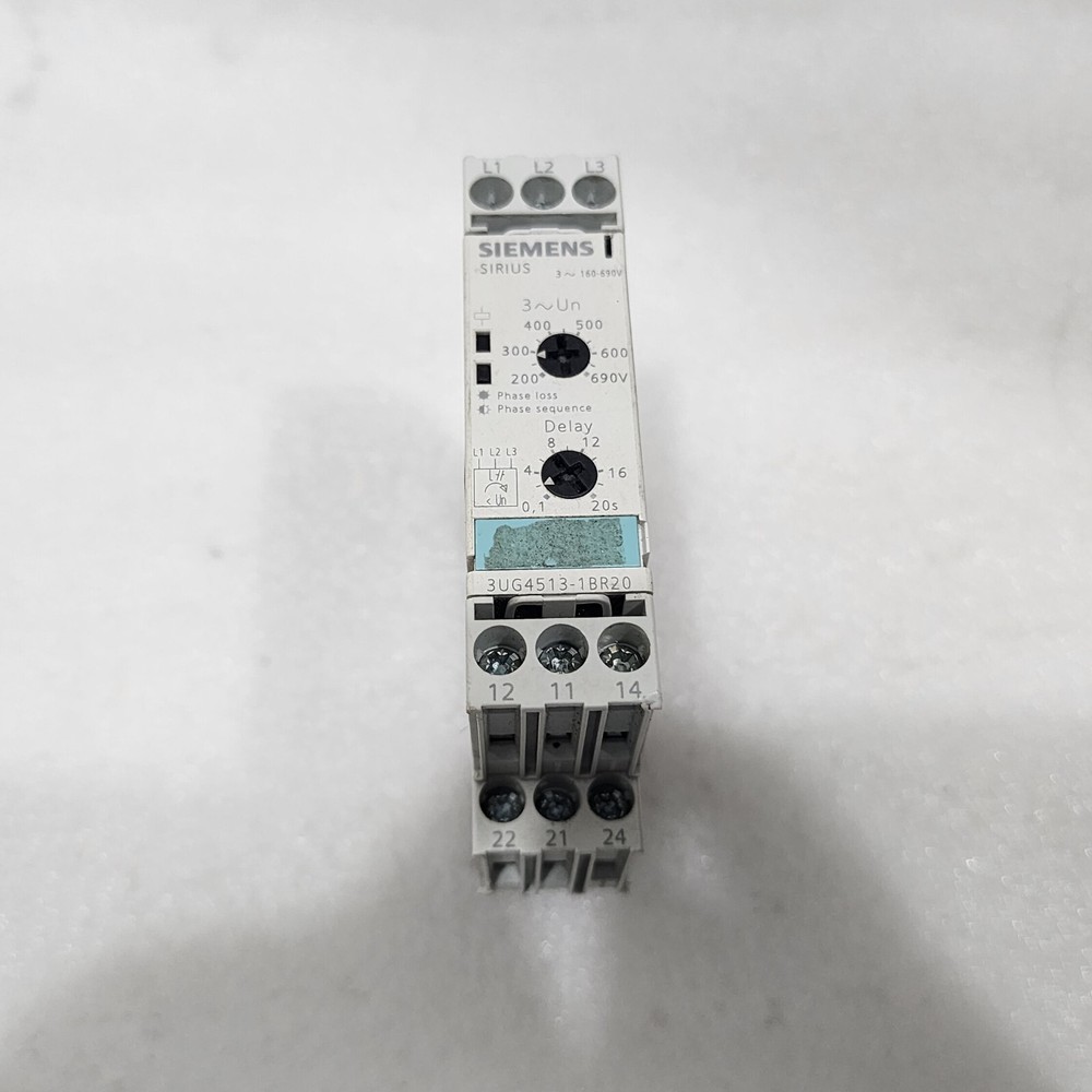 Siemens 3Ug4513-1Br20 Phase Monitor Relay