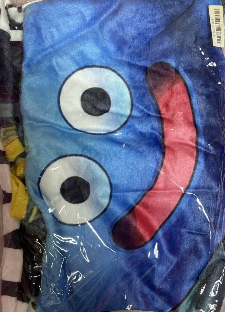 Slime Blanket from Dragon Quest Rivals Soft Gaming Throw