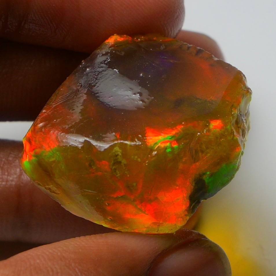 Stunning Ethiopian Opal Rough 79.95 Cts, Large Oil Opal Specimen Natural Opal
