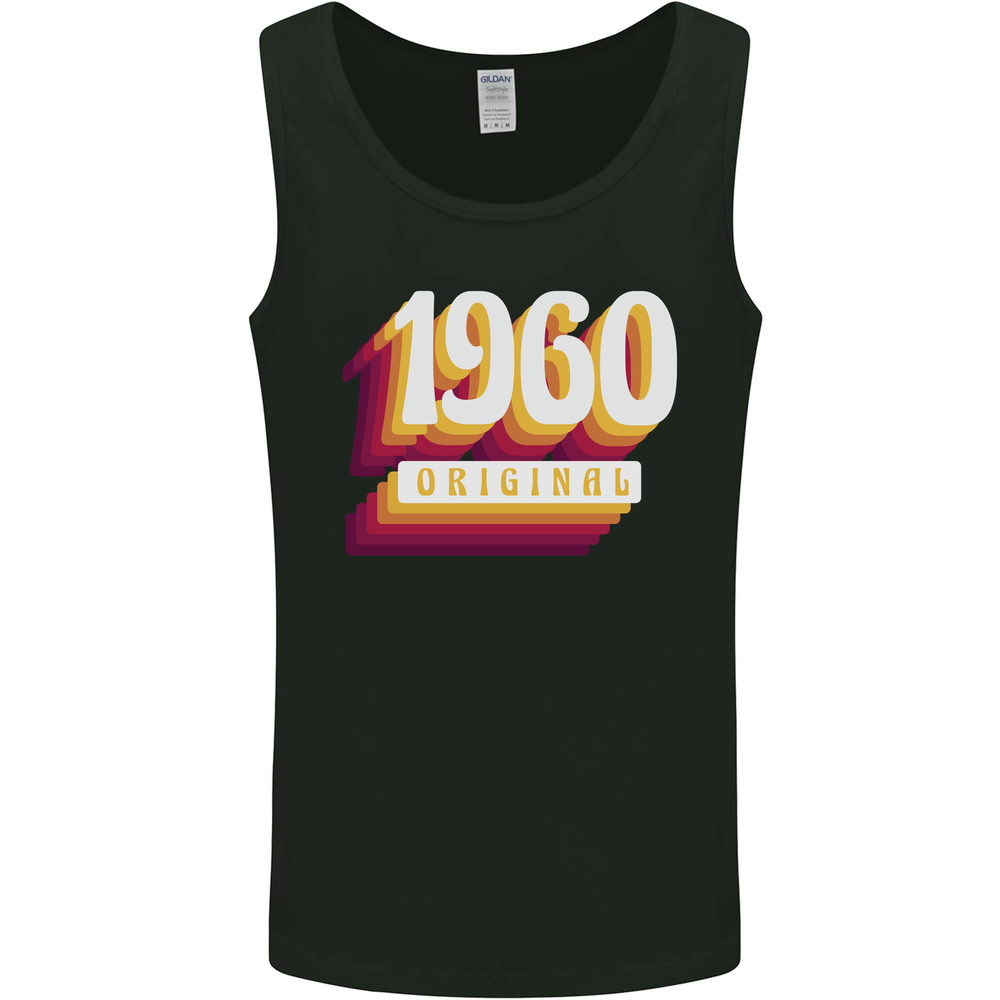 Retro 65th Birthday Original 1960 Mens Vest Tank Top