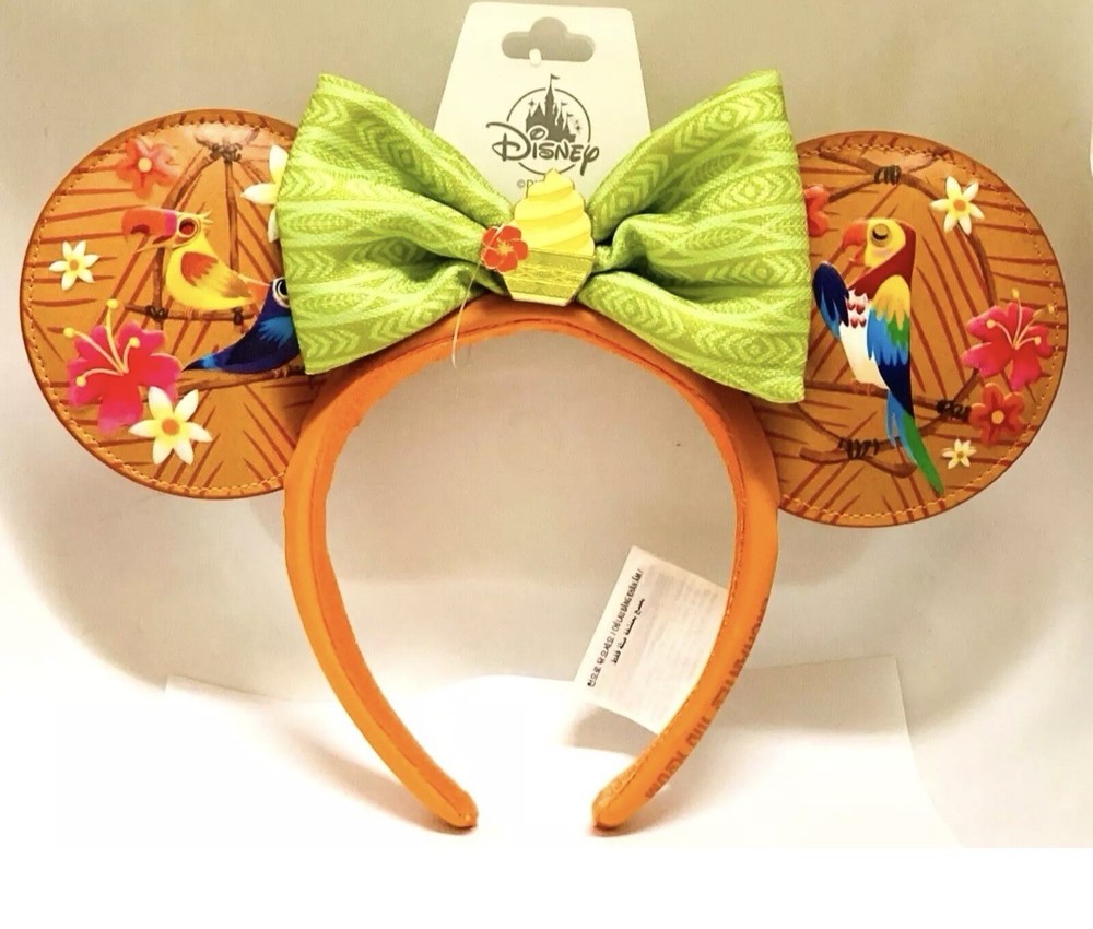 WDW Enchanted Tiki Room Minnie Ears with Dole Whip Birds