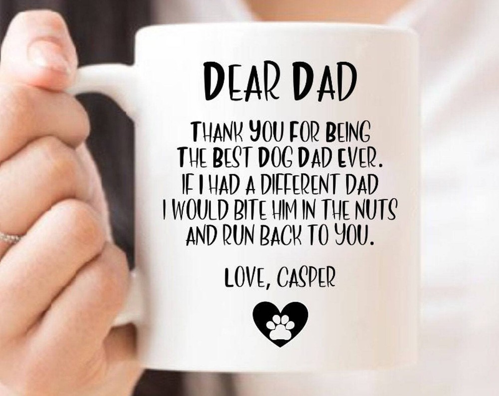 Personalized Dog Dad Mug Dog Owner Gift Dog Dad Gift