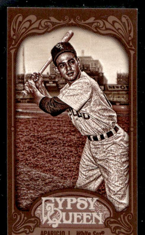 2012 Topps Gypsy Queen Luis Aparicio Mini Sepia Parallel 99 HS