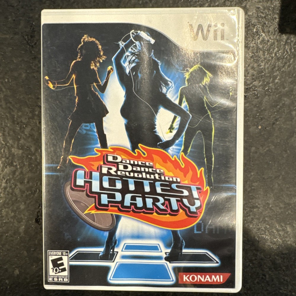 Dance Dance Revolution: Hottest Party (game & dance pad)  (Wii, 2007)