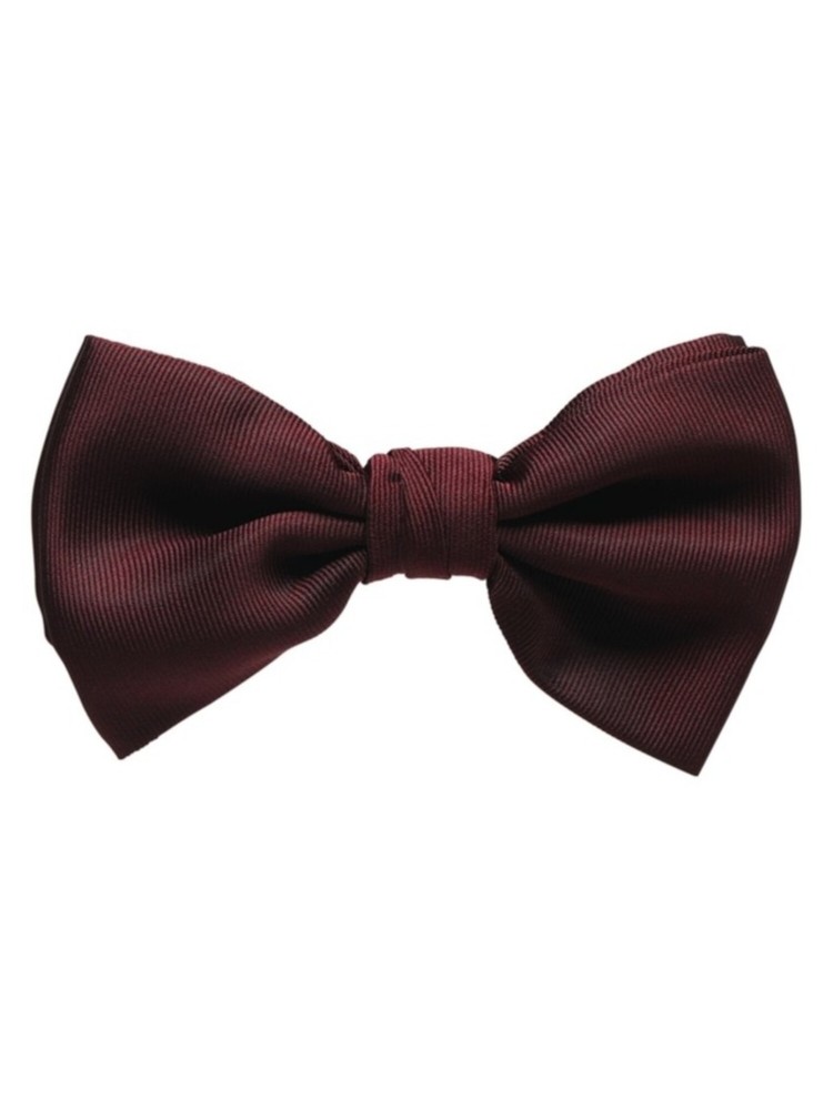 Ryan Seacrest Men's Burgundy Ribbed Pre-Tied Bow Tie