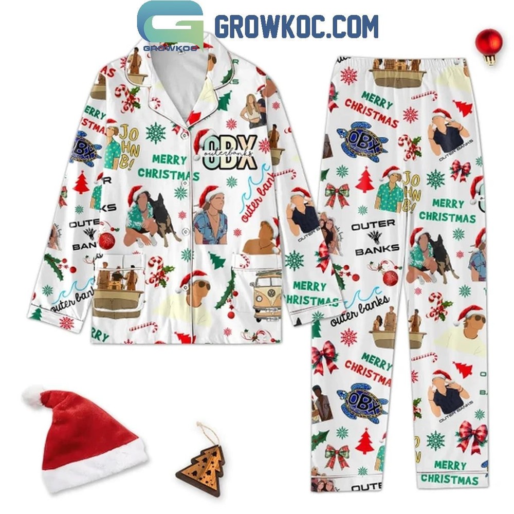 OBXmas Outer Banks Holiday Pajama Set Ho Ho Ho Festive Sleepwear