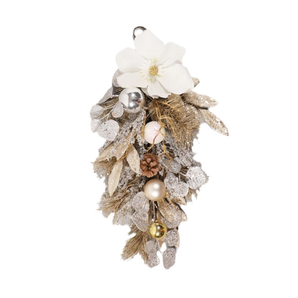 Christmas Wreath Decoration Rattan Stairway Door Hanging Lintel Home Decor D2F9