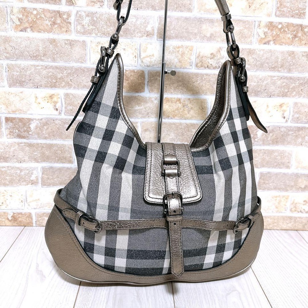 Burberry handbag Black Canvas
