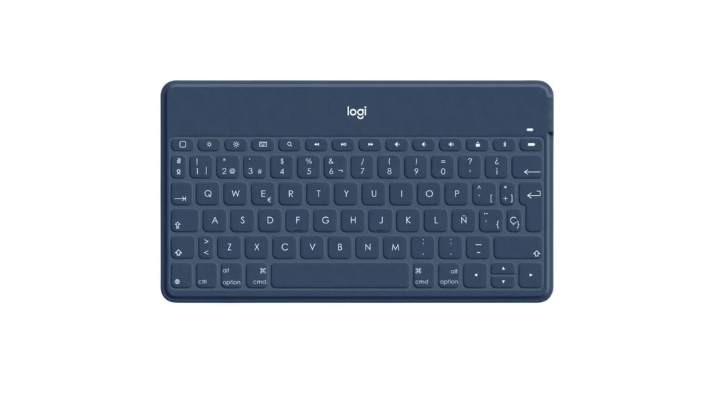 Logitech Keys-To-Go Wireless Bluetooth Keyboard - UK layout - Blue - Refurbished