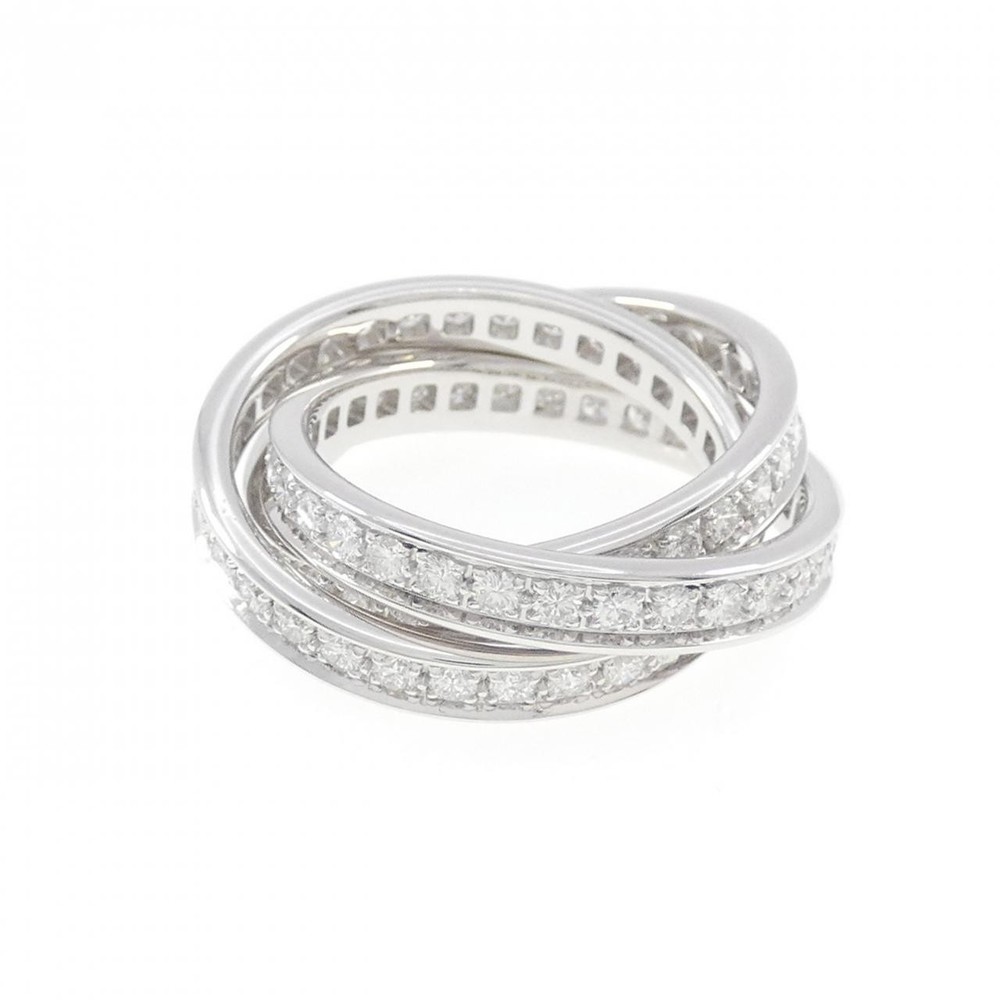 Authentic Cartier Three Bangle Ring in 18K Gold Model 2600072853047