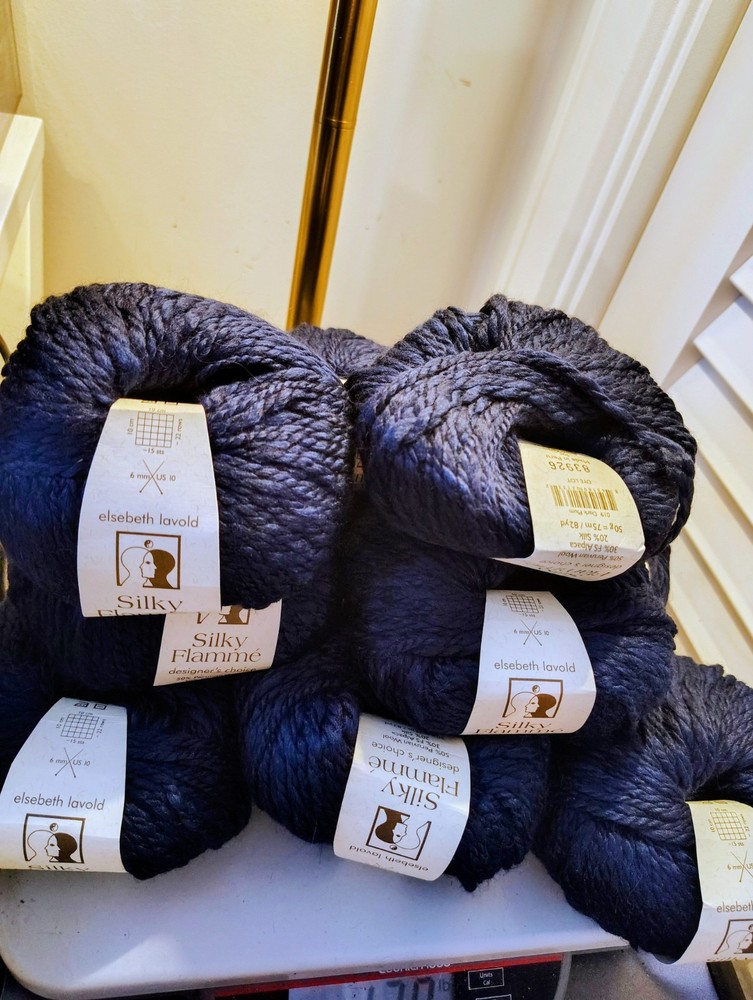 Silky Flamme in Dark Blue 11-piece set