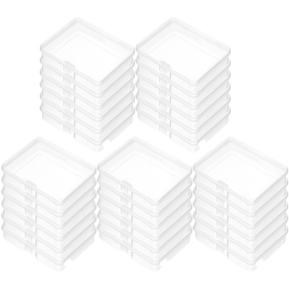 30 Pcs Plastic Storage Container Small Craft Containers Crafting Organizer