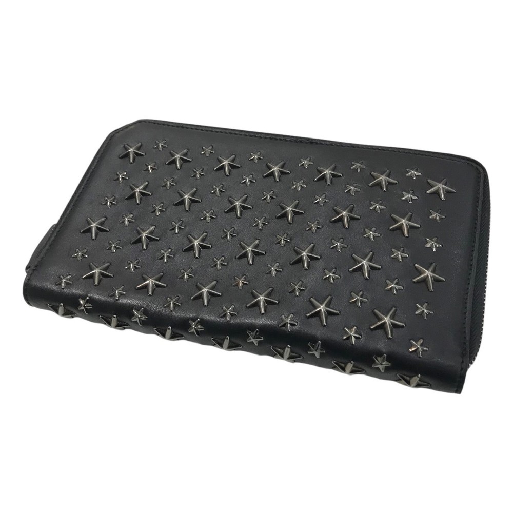 Jimmy Choo Star Studs Big Black Wallet Price & Review