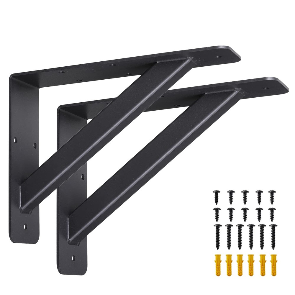 2Pcs 6x8 Heavy Duty Countertop Shelf Brackets Corbel Supports