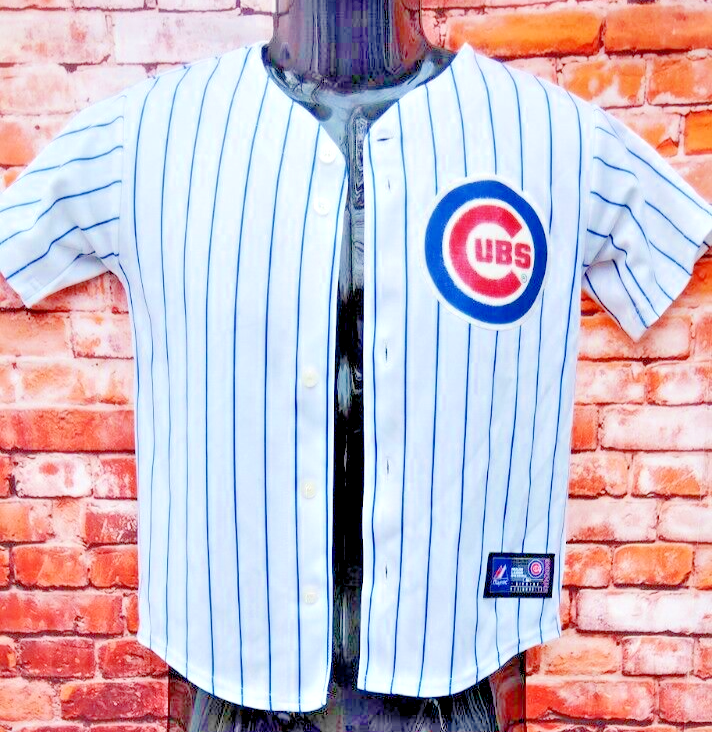 Majestic Youth Chicago Cubs Genuine Merchandise Anthony Rizzo Pinstriped Jersey