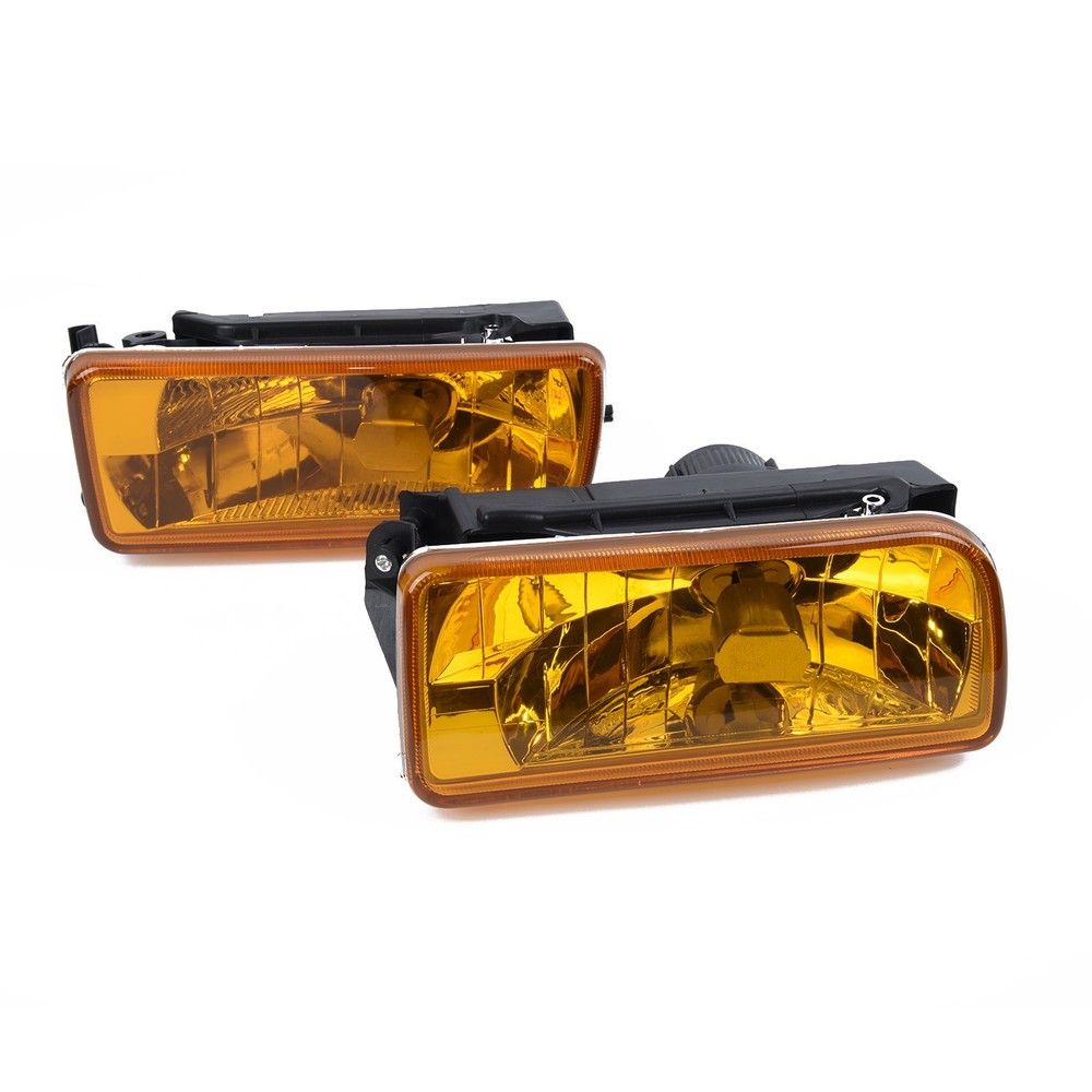 1 Pair Car Fog Lights Yellow Lens Replacement For E36 3 Series 1992-1998
