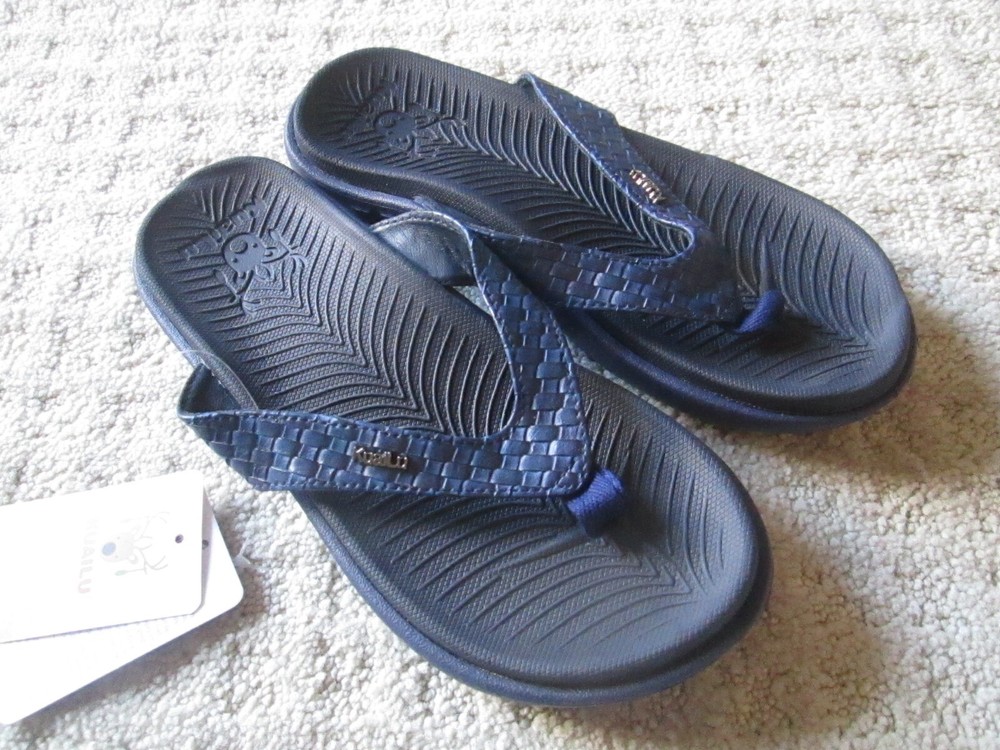 NWT KuaiLu Women’s Blue Thong Sandals for Yoga Walking Size US3 EU35