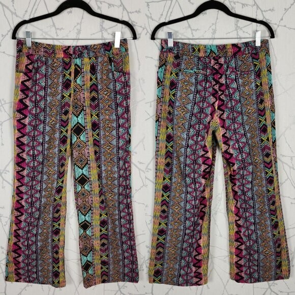 Walter Baker High Rise Wide Leg Pull On Pants in Artsy Colors - Women's Size M